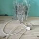 Brutalist style lucite wall light by Kalmar