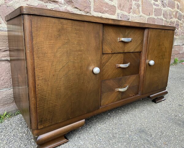 Enfilade Art deco chippendale Mid-century vintage 1950