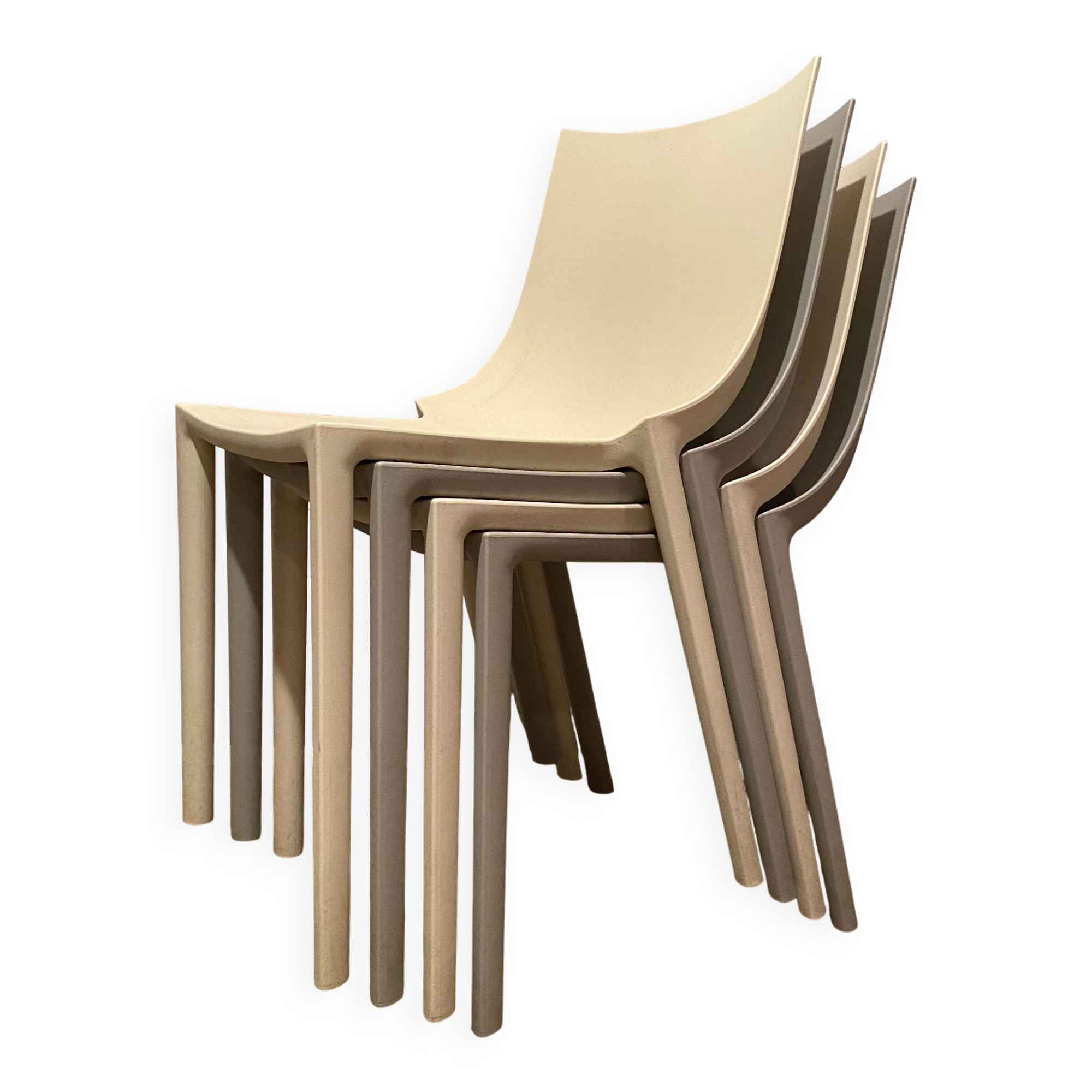 4 Bo Driade designer chairs