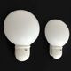 Large pair of vintage Italian wall sconces in the shape of a bulb. NFS