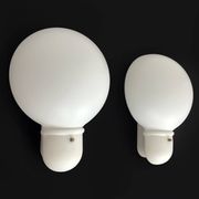 Large pair of vintage Italian wall sconces in the shape of a bulb. NFS