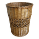 Wicker laundry basket