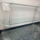 Vintage console made of acrylic and glass