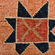 3x9 Somon Red & Dark Blue Hallway Runner Rug