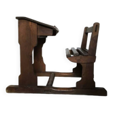 Children's desk with vintage seat