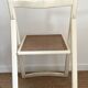 Vintage caned folding chair