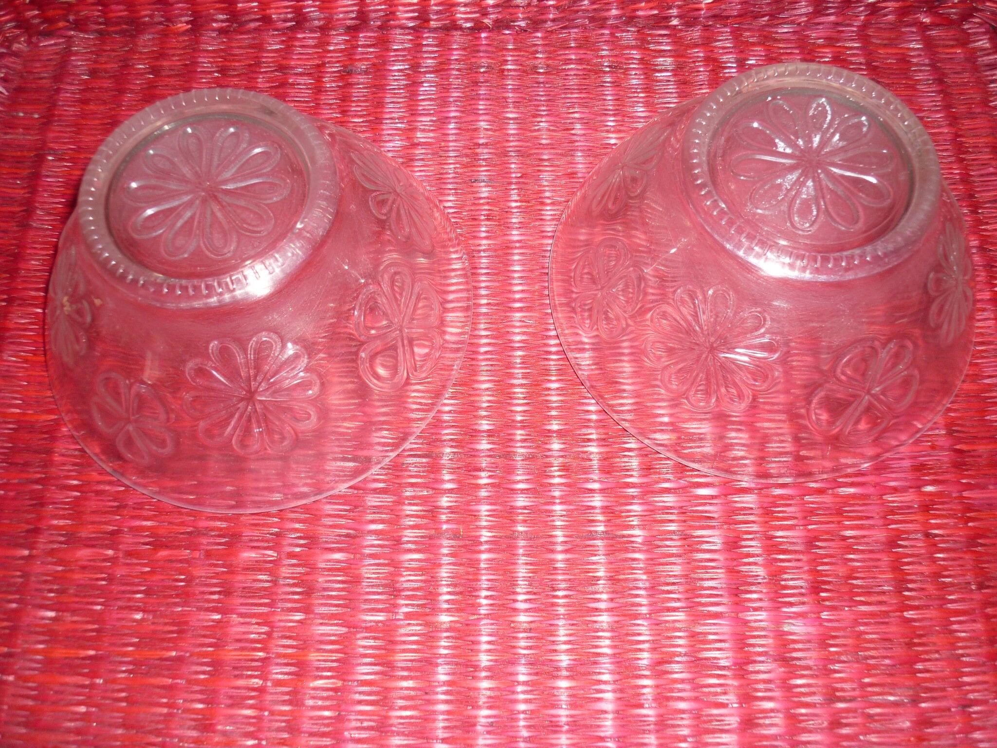 5 bols a fleurs stylisées Vereco 60-70