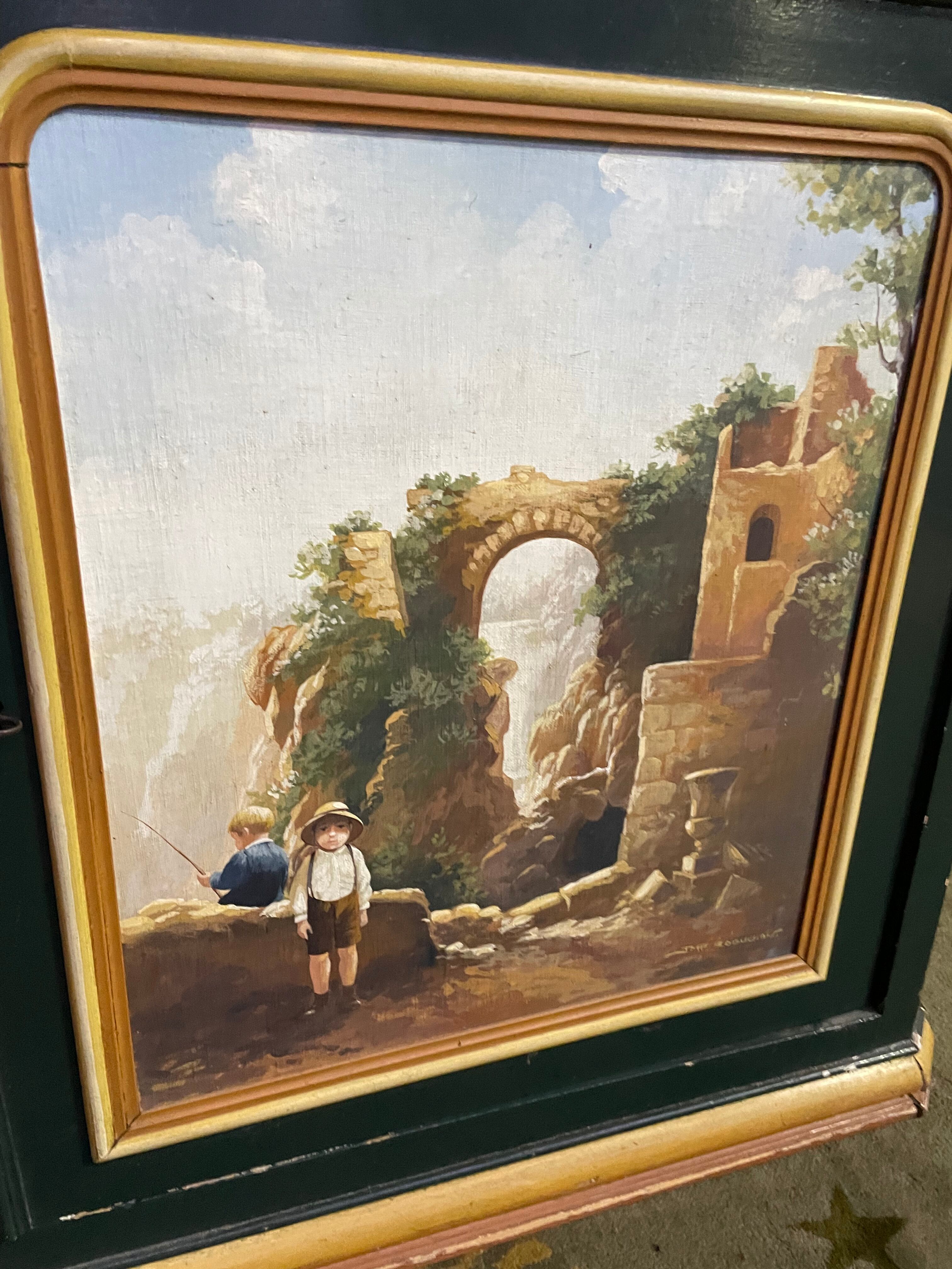 Buffet Saint-Hubert painted