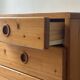 Solid pine chest of drawers attributed to Charlotte Perriand, Les Arcs 1970
