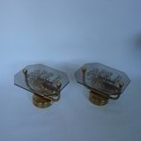 Brass wall sconces 1980s