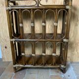 Rattan shelf