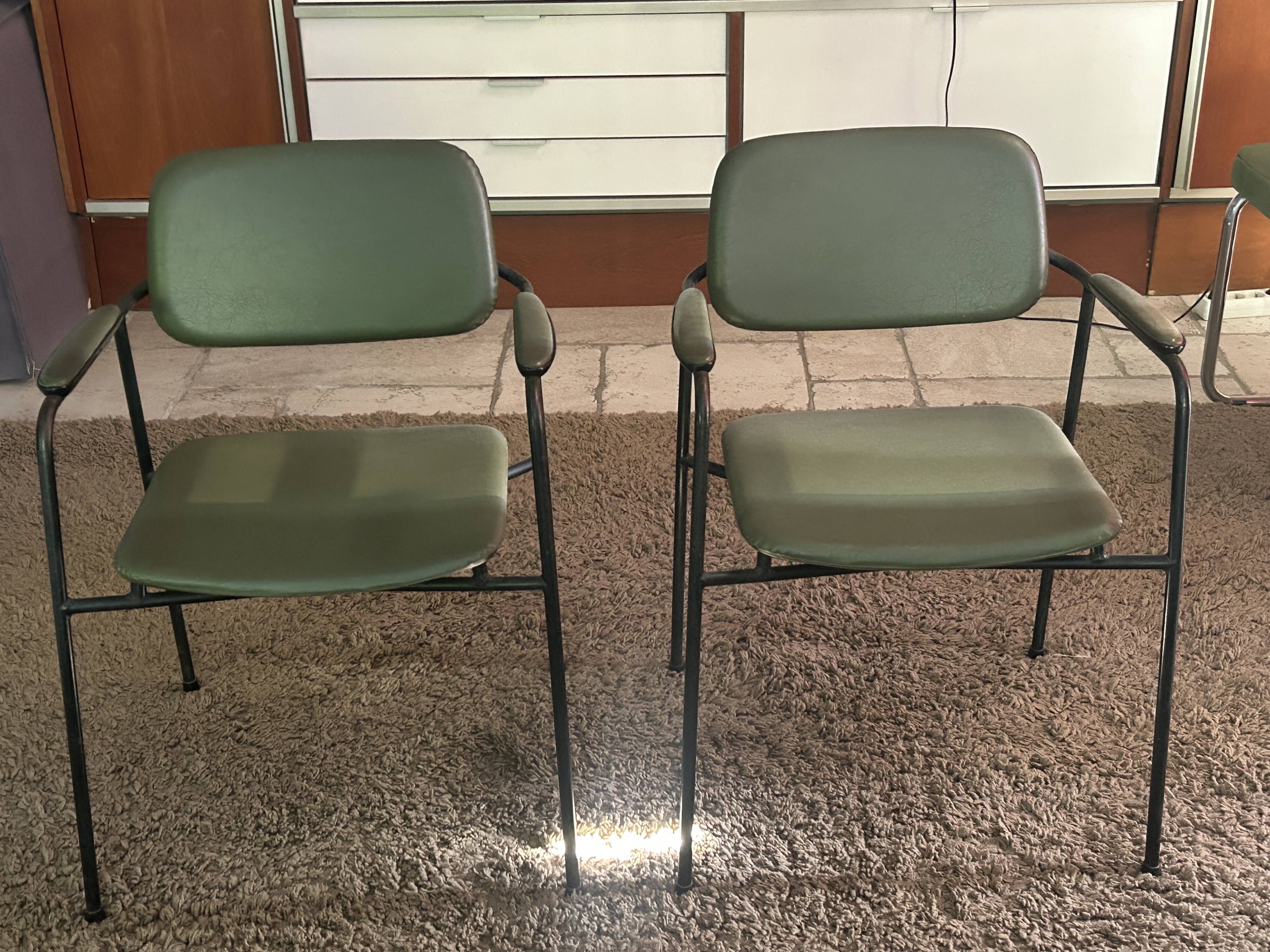Paire de fauteuils Eugen Schmidt, modèle Coraline pour Airborn 1960