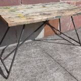Folding workshop table
