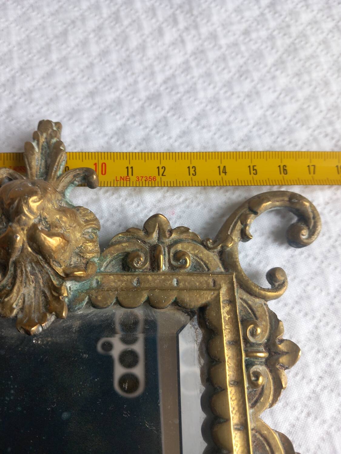 Pair of antique bronze mirrors – Louis XV / Rococo style – 19th century