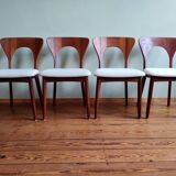 Danish "Peter" Dining Chairs by Niels Koefoed for Koefoeds Hornslet, Set of 4
