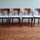 Danish "Peter" Dining Chairs by Niels Koefoed for Koefoeds Hornslet, Set of 4