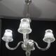 Luxury Art Decò Barovier e Toso Chandelier, Murano "Bubble" Glass, 1950s