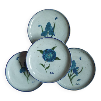 4 plates Yvonne Seyve and Josiane Chaudet