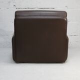 3-seater sofa and leather armchair, Steiner, France, circa 1970