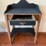 Evier sec style classique en bois