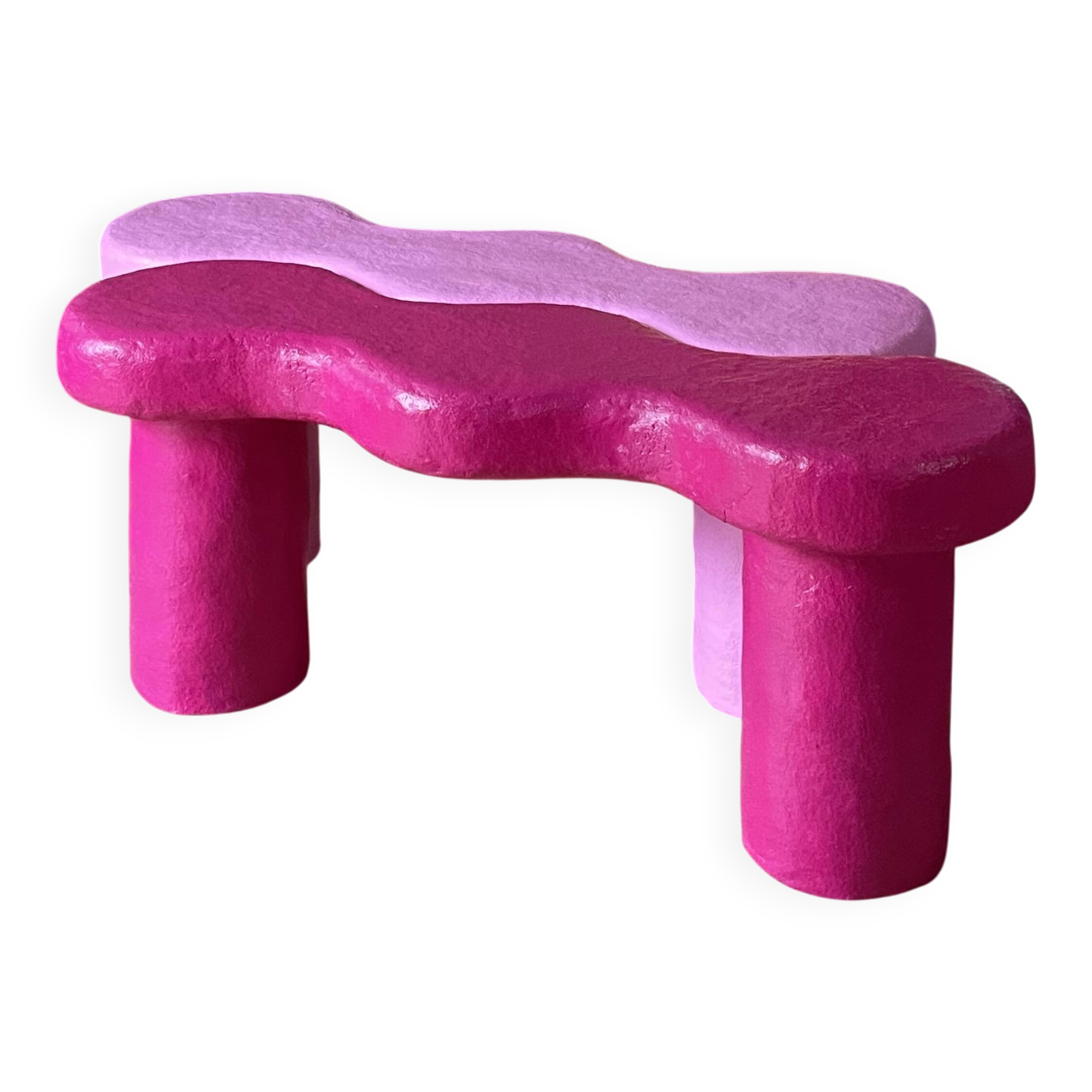 Tables basses  NIKI modulables en papier mâché
