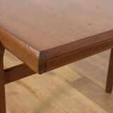 Table basse vintage en teck par Johannes Andersen pour CFC Silkeborg, Danemark, 1960s