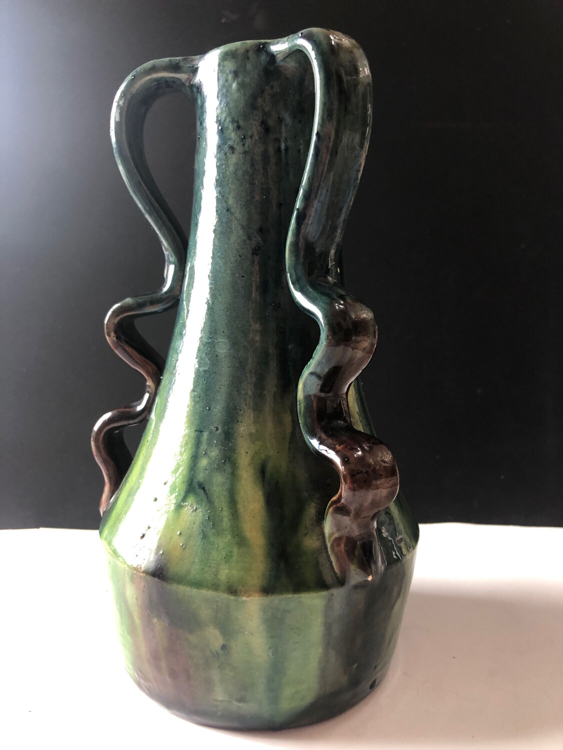 Thulin earthenware vase