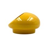 Space age yellow ceramic ashtray, Viba Italy 1970s