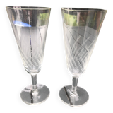 Set of 7 champagne flutes