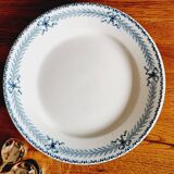 Lot de 6 assiettes plates en terre de fer Boulenger et Samaritaine coq canard
