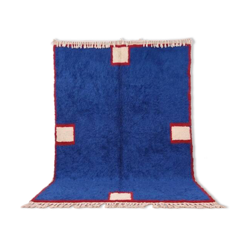 Natural wool rug, handwoven, traditional artisan, size 3/4 m.