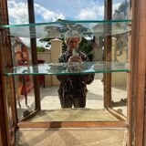 Louis XV Style Walnut Display Cabinet