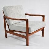 Fauteuil scandinave restauré des années 60, icône polonaise