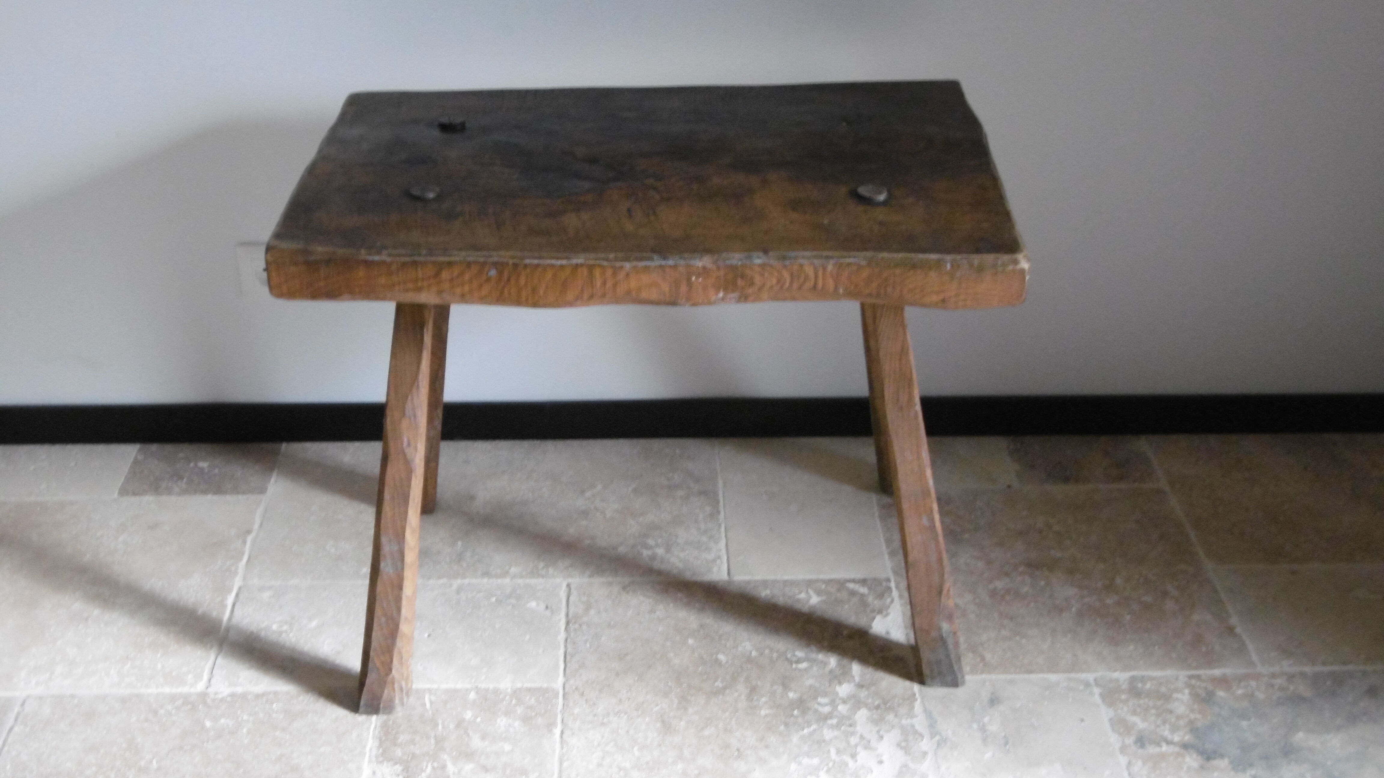 Elm wood rustic coffee table