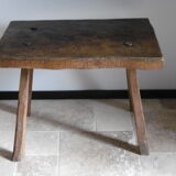 Elm wood rustic coffee table