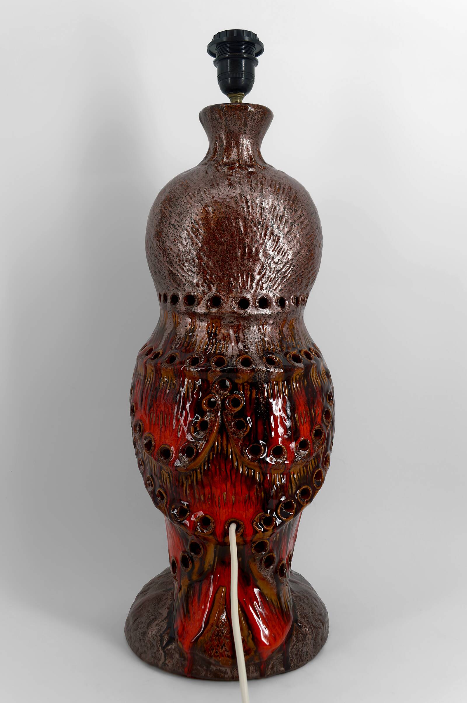 Important "Owl" lamp in ceramic – Walter Gerhards