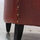 Pair of Small Club Armchairs in Sheepskin - Reproduction