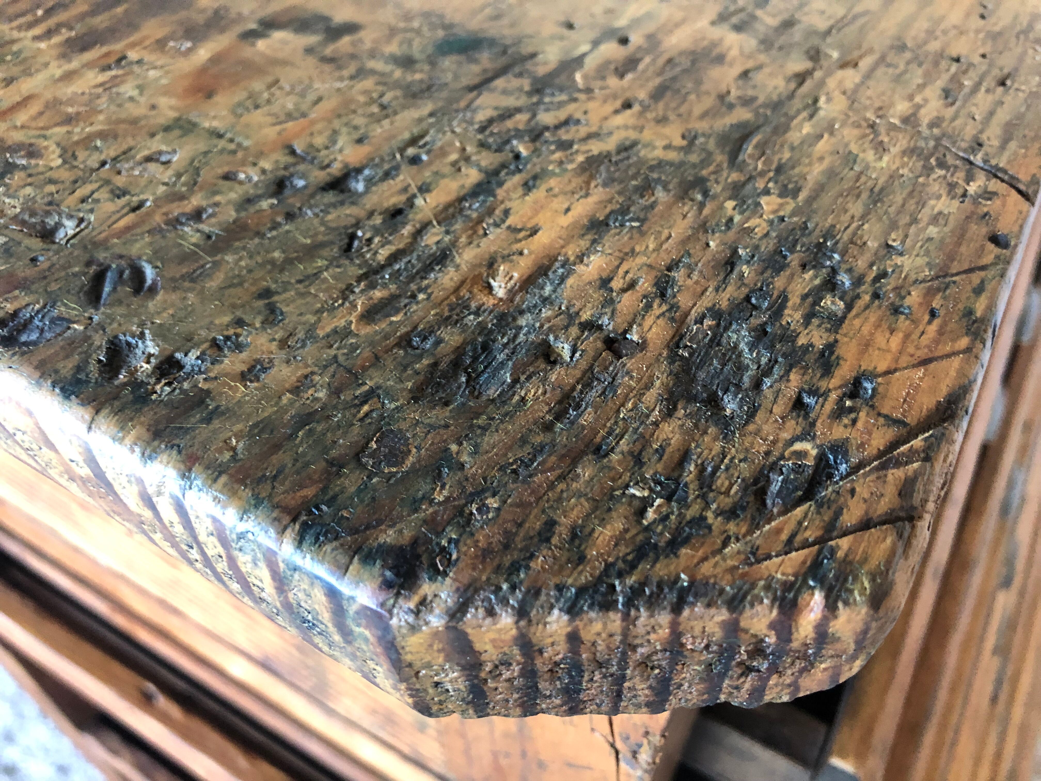 Oak craft cabinet has 13 drawers circa 40's / 50's