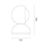 Artemide Brand Table lamp - Eclisse - White
