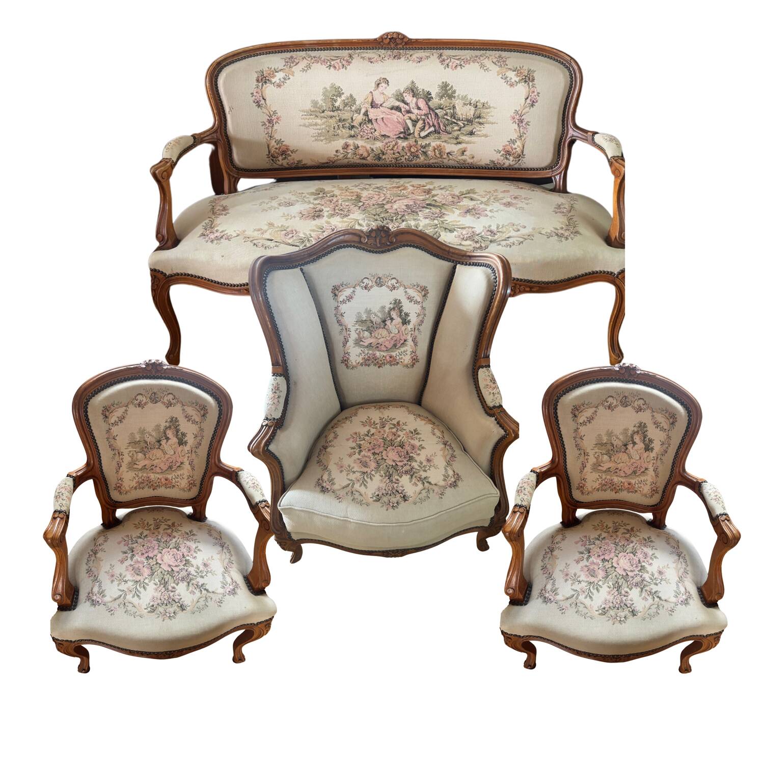 Louis XVI style living room lot