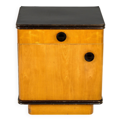 Table de chevet Mid-Century par Jindrich Halabala pour UP-Zavody