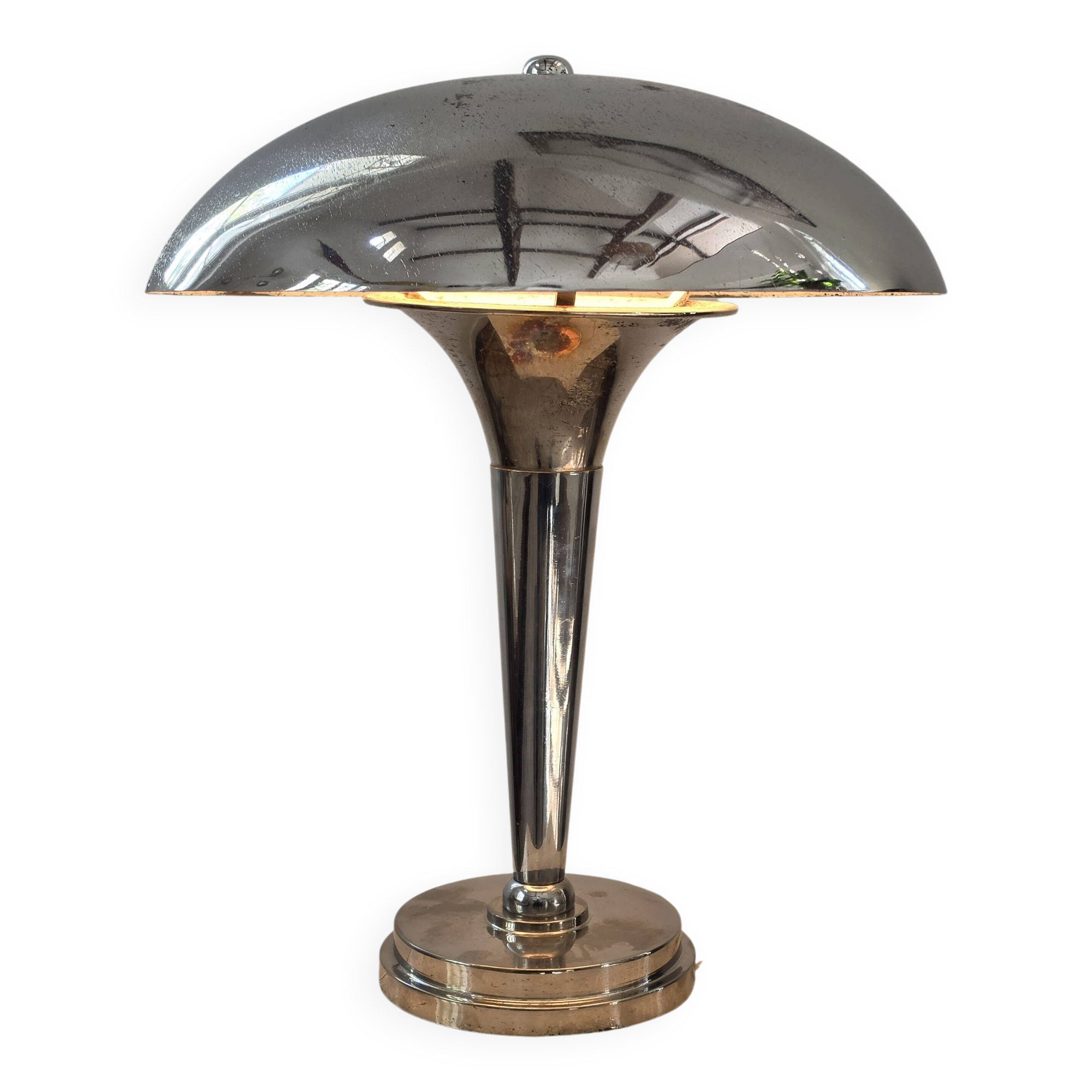 Vintage mushroom table lamp Jean Perzel