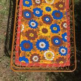 Vintage and new 70s sun lounger