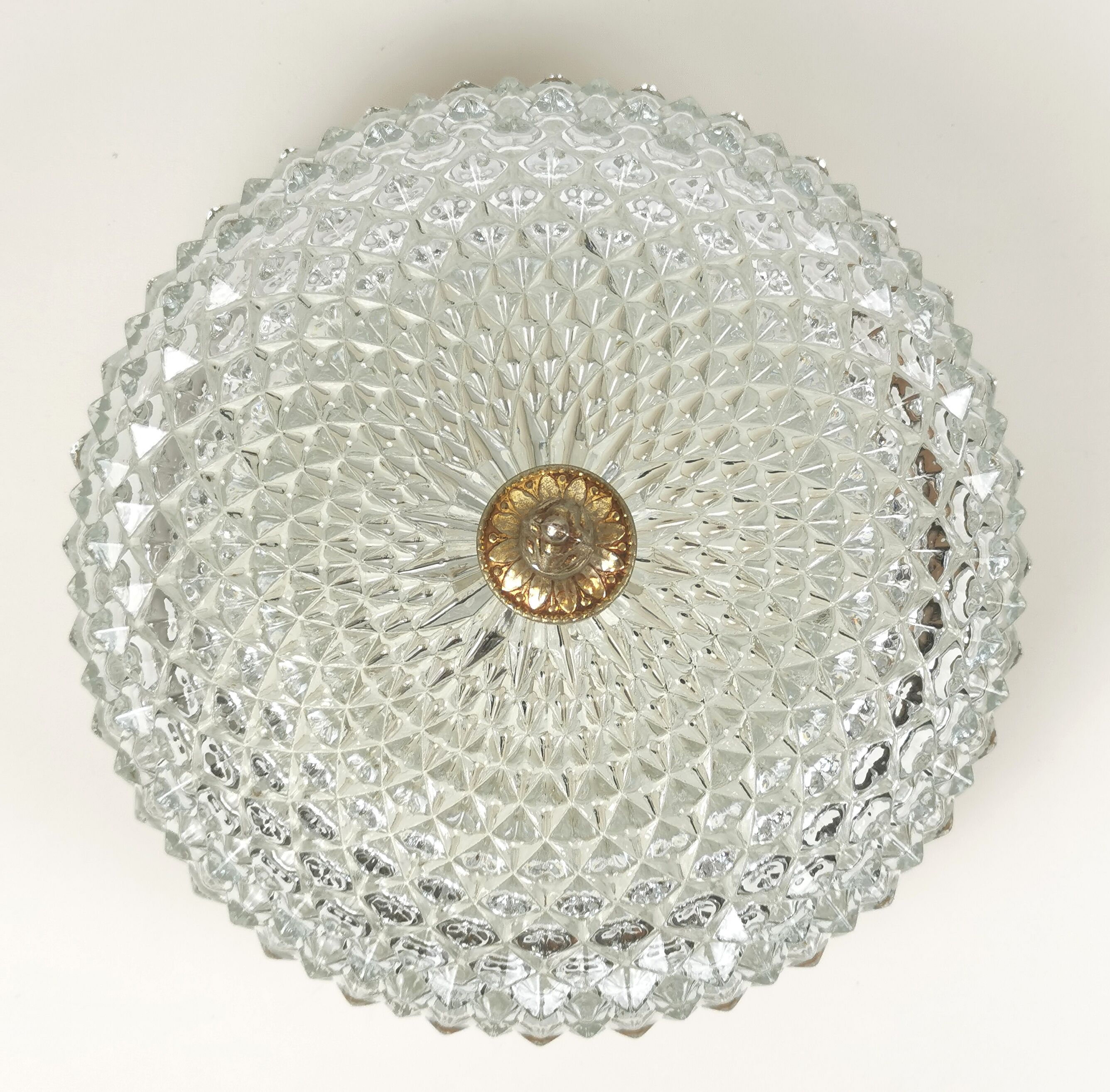 Ceiling lamp cut glass