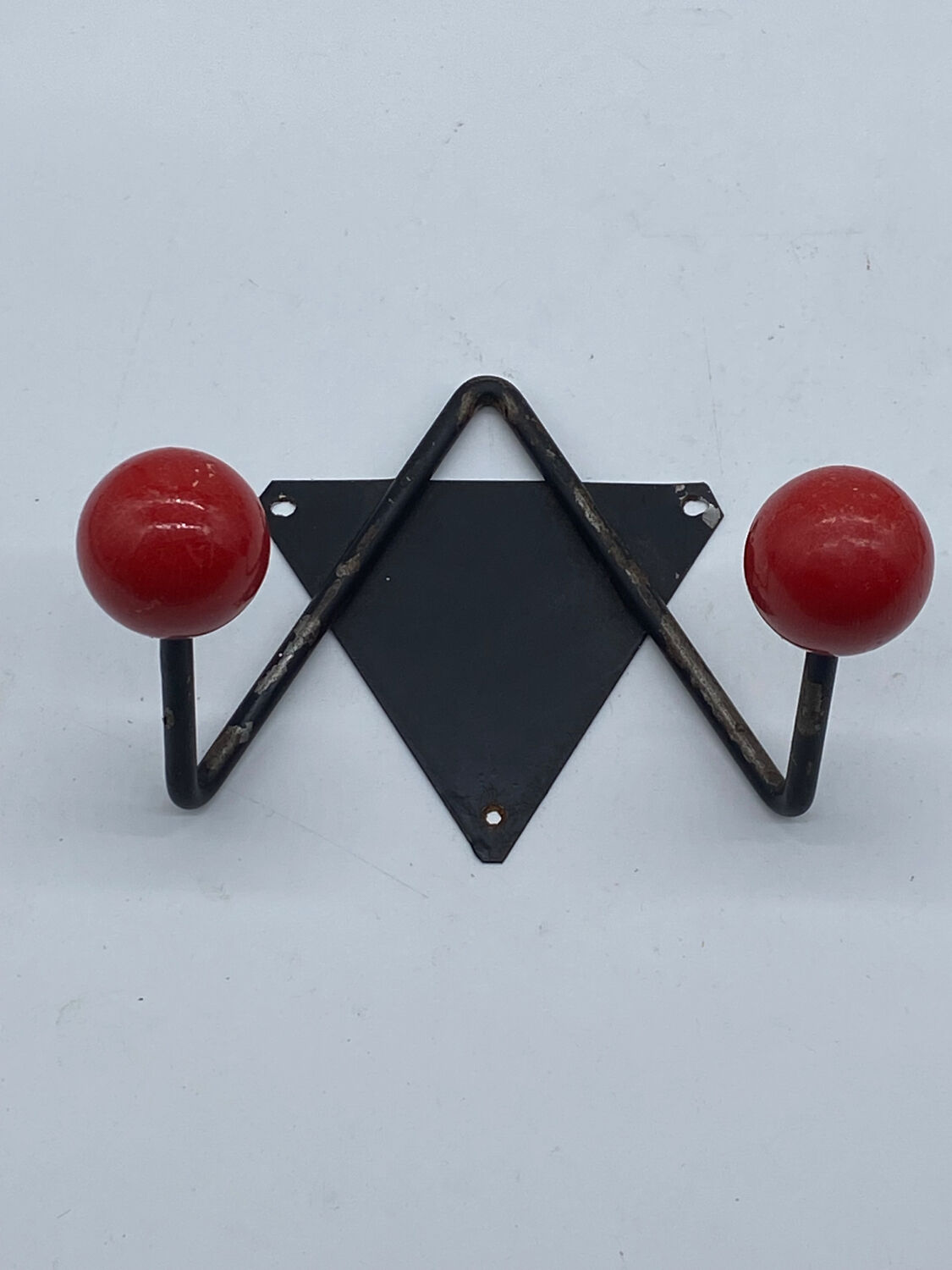 Hooks coat rack balls vintage