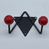Hooks coat rack balls vintage