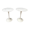 Pair of pedestals by Knoll international design Eero Saarien 1970