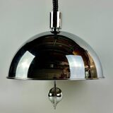 60s 70s ceiling lamp hanging lamp Florian Schulz P58 brass Space Age