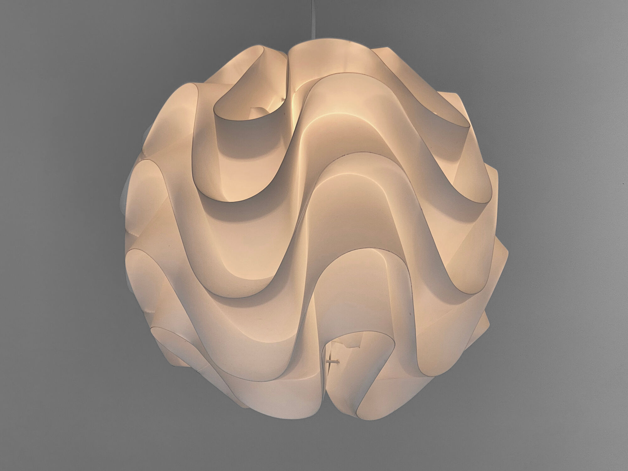 Pendant light P172 by Poul Christiansen for Le Klint, Denmark 1970s