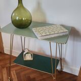 vintage rolling serving cart